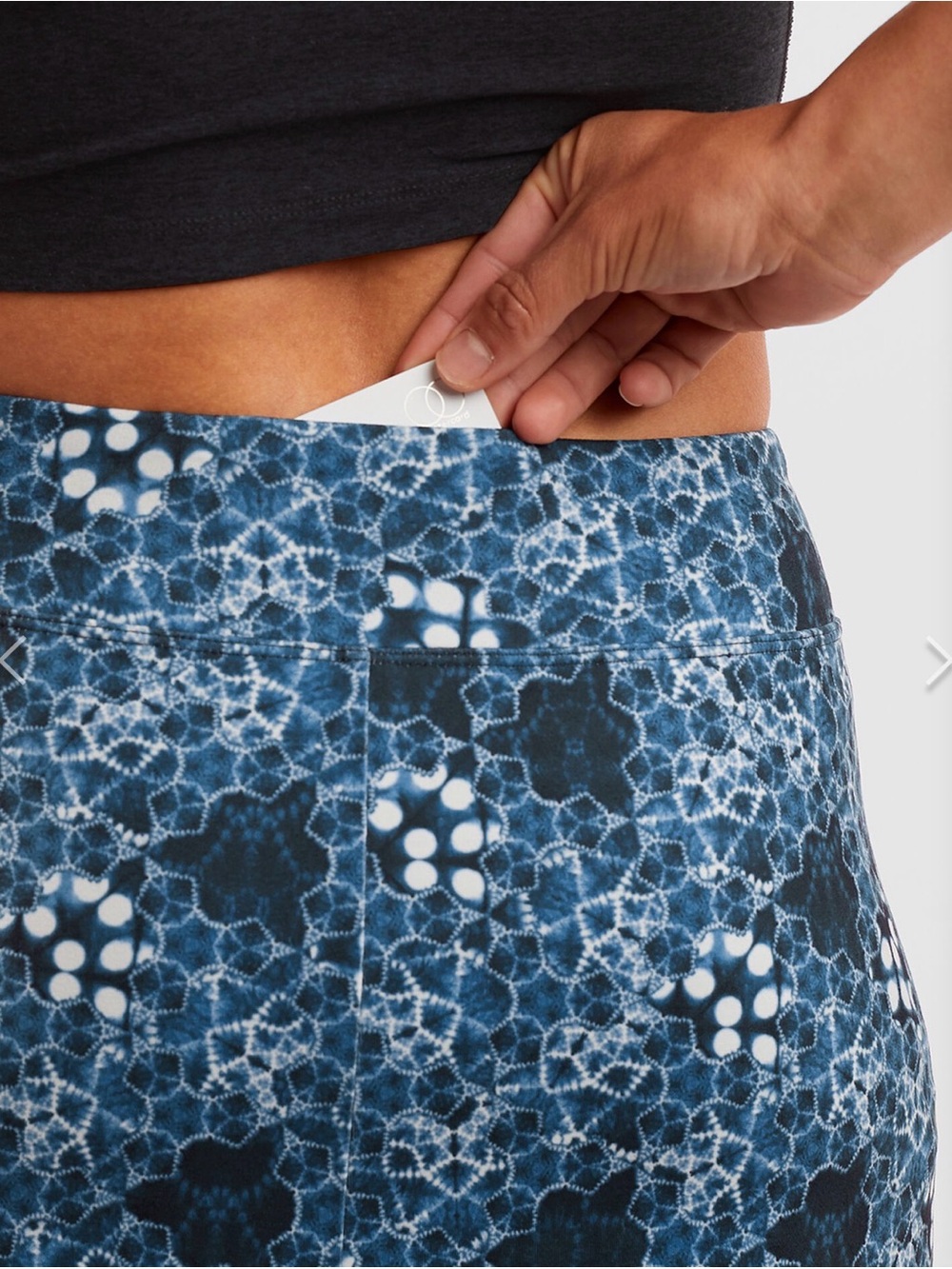 Title Nine Dream Swing Skort in batik blue. size Small. - Picture 9 of 10